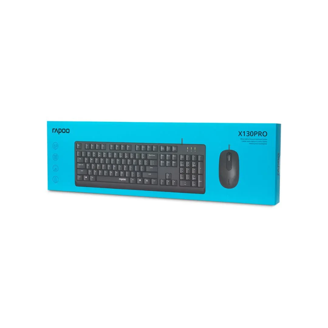 RAPOO KB+MOUSE COMBO X130