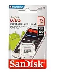 SD  MICRO 32GB FHD SANDISK ULTRA 100MBS SDSQUNR 