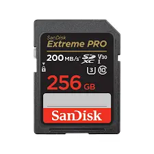 SD  MICRO 256GB 4K SANDISK 200MBS SDSQXCD 