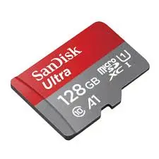 SD  MICRO 128GB FHD SANDISK 140MBS SDSQUAB