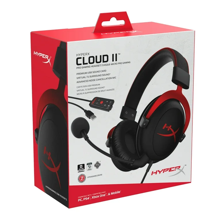 HyperX Cloud 2 Wired Gaming Headset