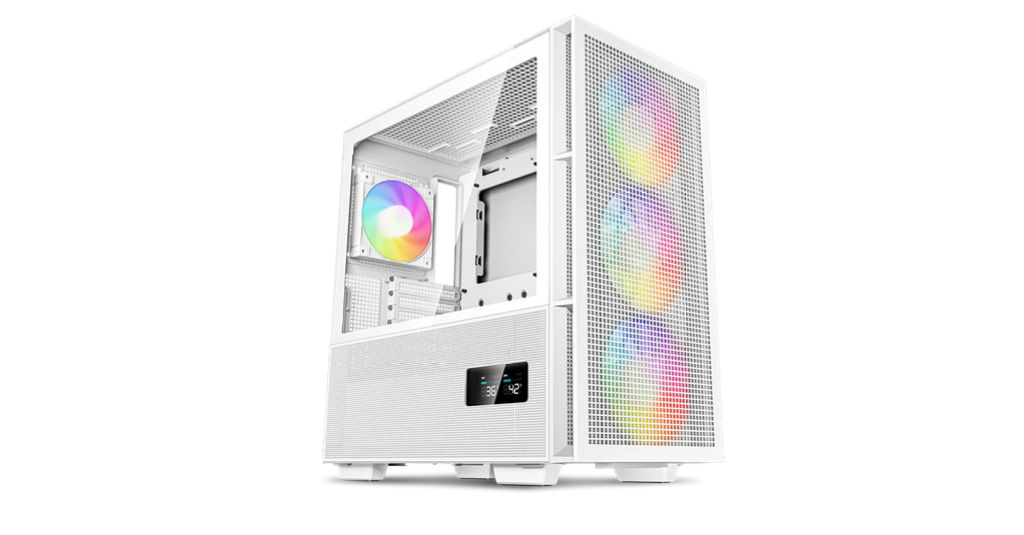 CASE DEEPCOOL CH560 DIGITAL E-ATX WITH 4 FAN RGB \ WHITE \ R-CH560-WHAPE4D-G-1 