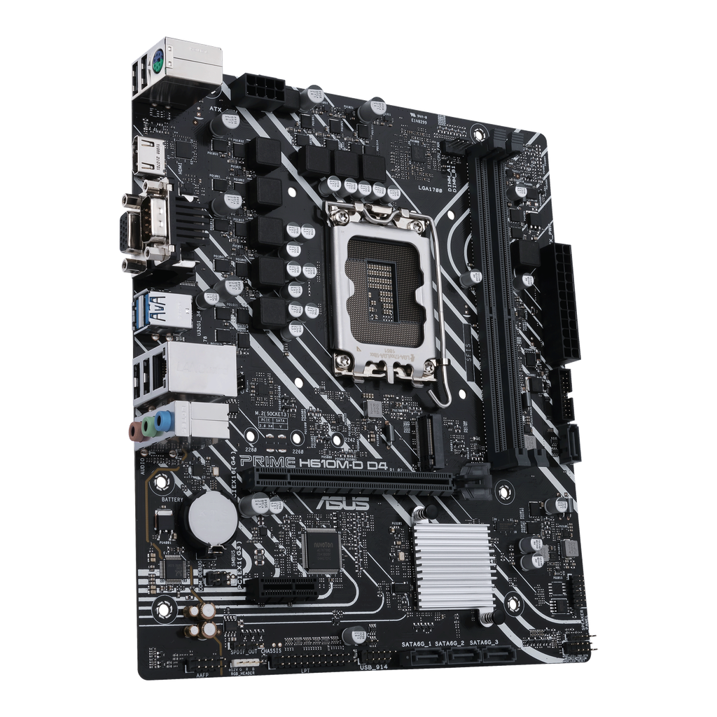 MOTHERBOARD ASUS PRIME H610M-K DDR4 ARGB LGA1700 M-ATX 