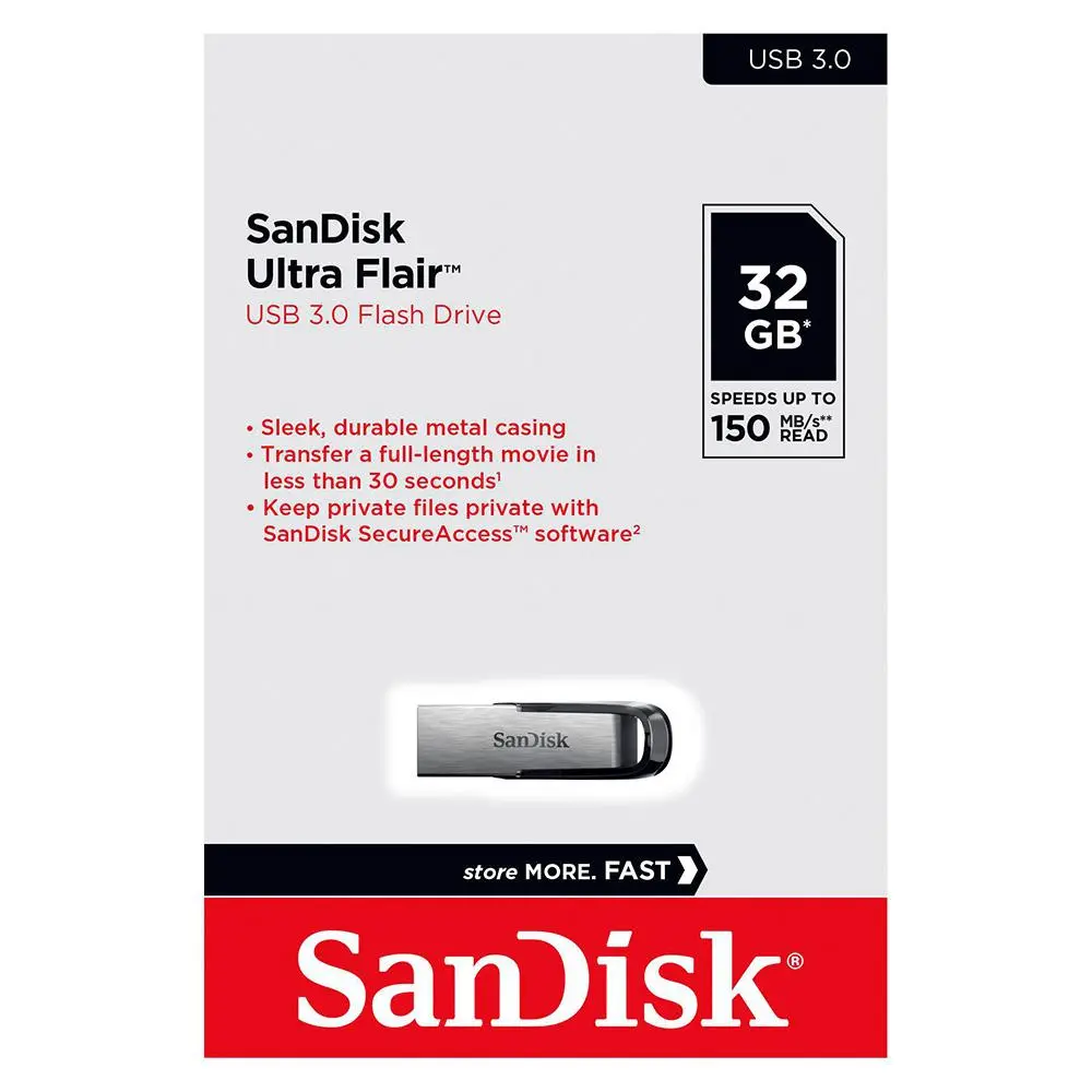 FLASH SANDISK ULTRA 32GB USB 100MB 