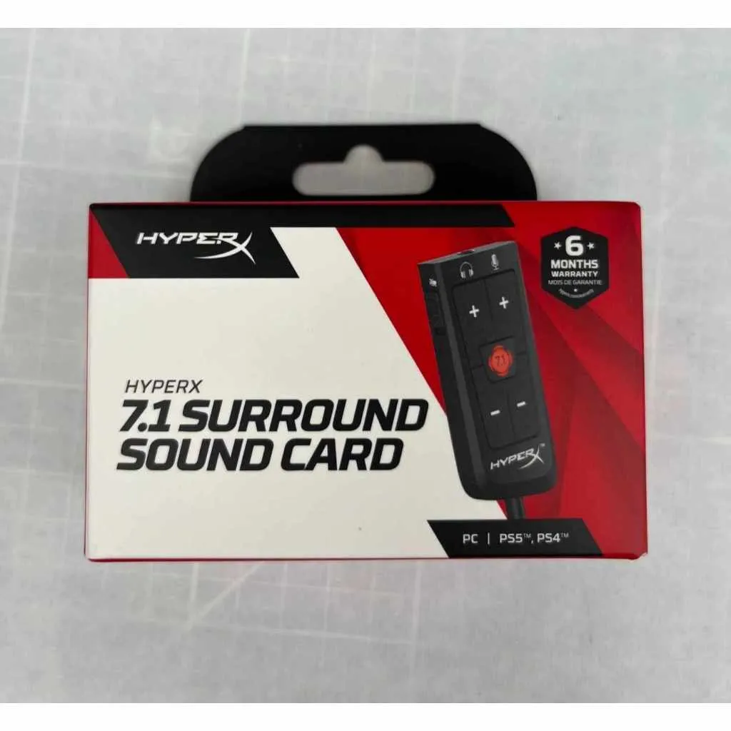 HyperX 7.1 Surround Sound Card 