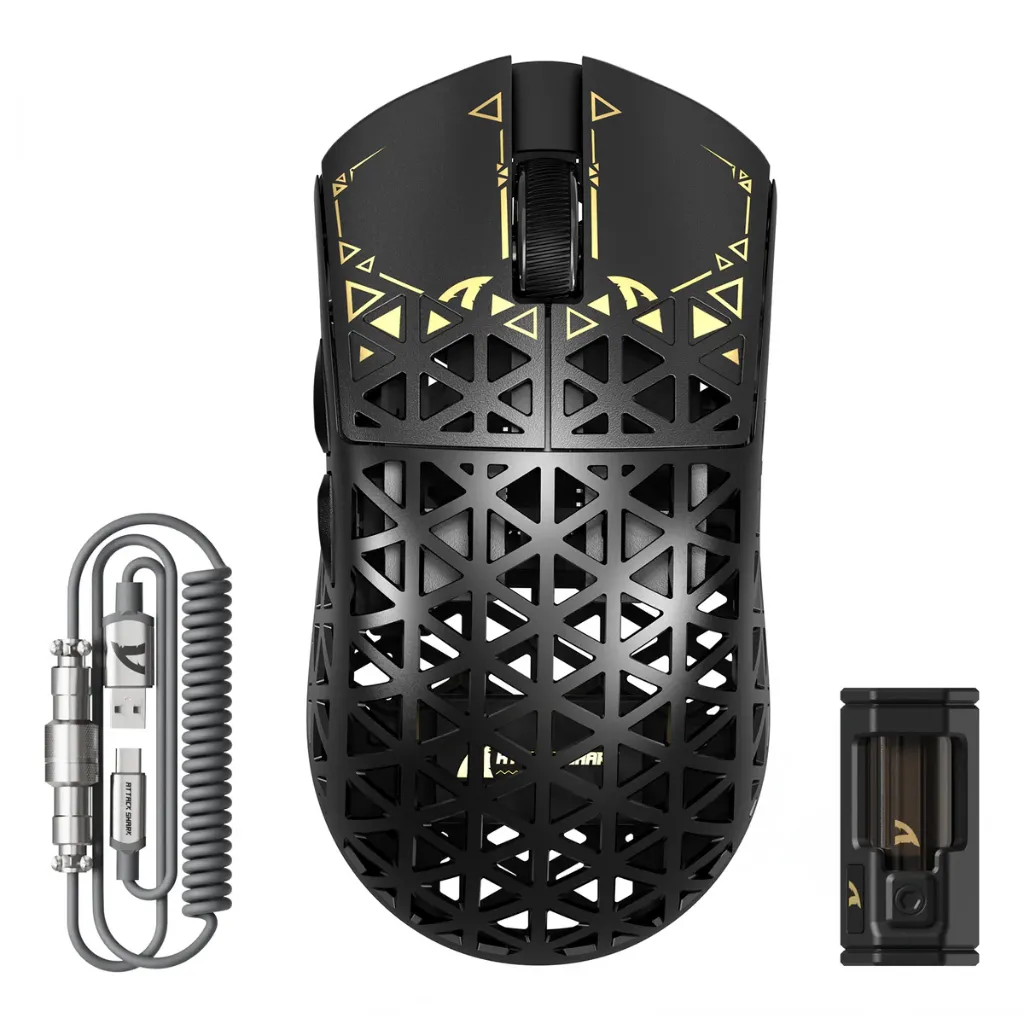 ATTACK SHARK R5 Ultra Carbon Fibre HyperSpeed Wireless Gaming Mouse