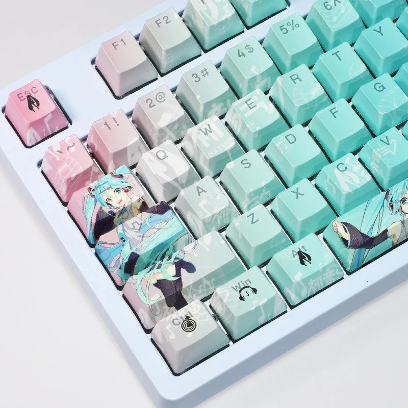 Keycaps Hatsune Miku Green