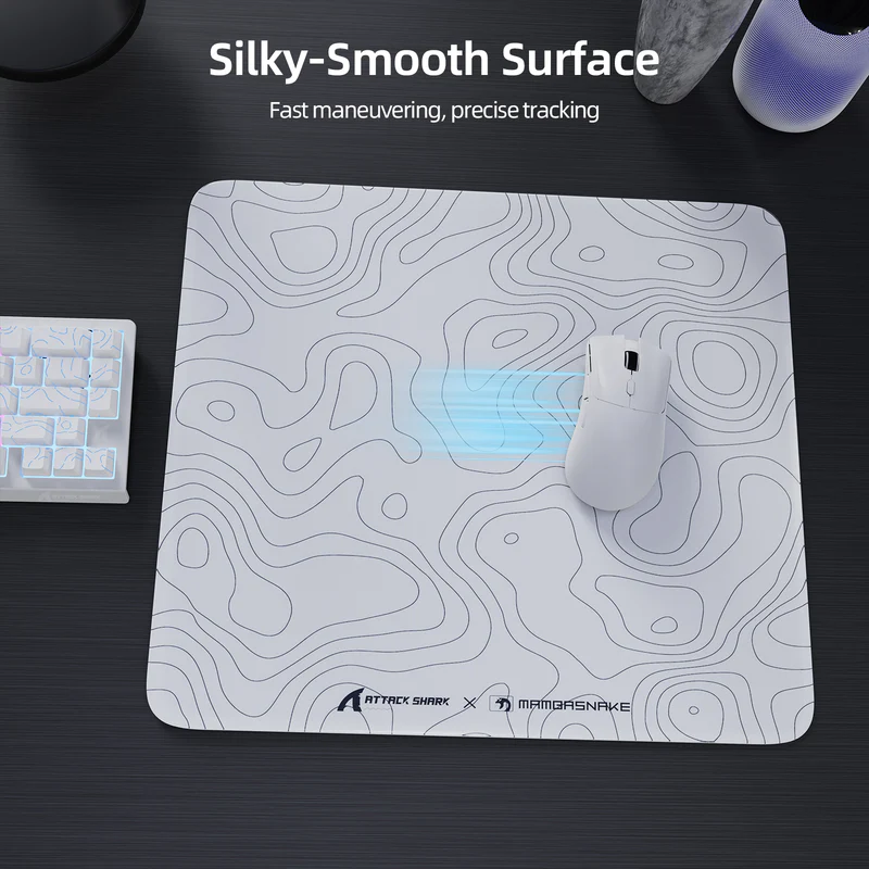 ATTACK SHARK CM05 Tempered Glass Gaming Mouse Pad   