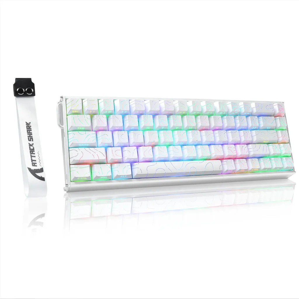 ATTACK SHARK R82 HE Rapid Trigger Keyboard MECHANICAL WHITE