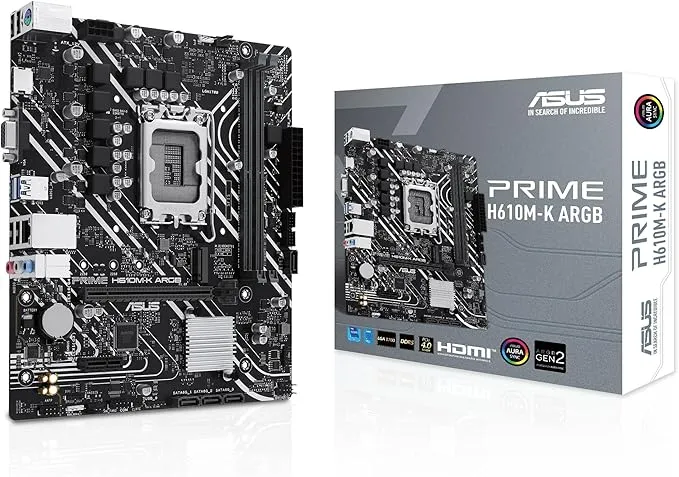 MOTHERBOARD ASUS PRIME H610M-K DDR5 LGA1700 M-ATX \ 90MB1G90-M0EAY0